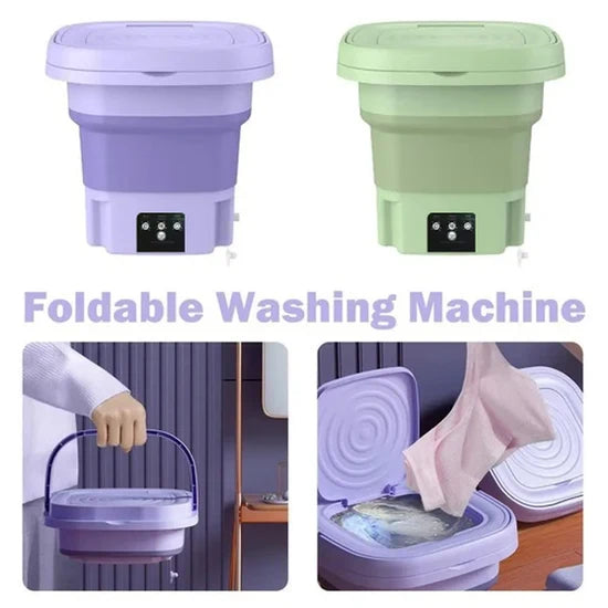 Portable Mini Washing Machine – Compact 3-Mode Laundry Solution for Travel